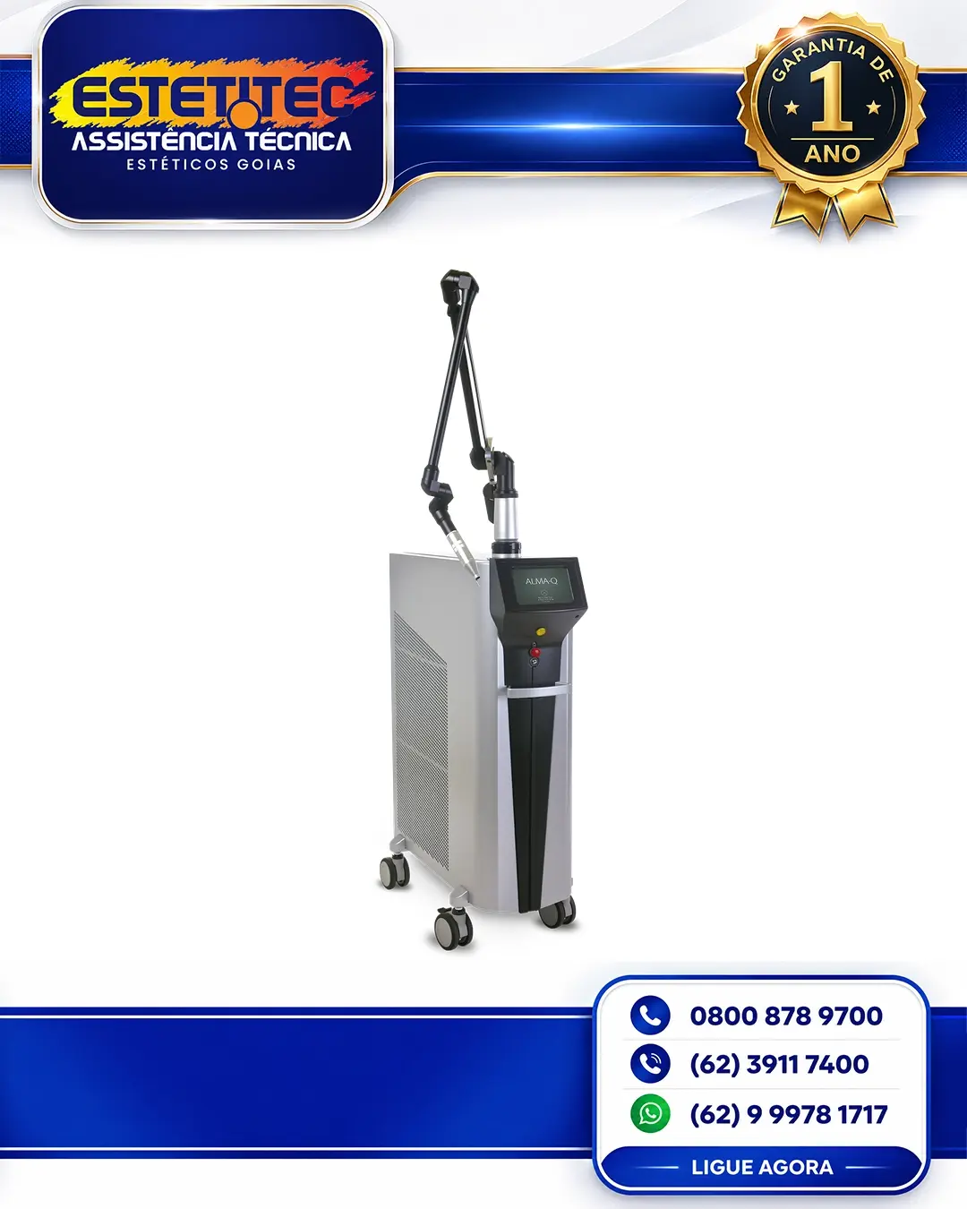 ASSISTÊNCIA TÉCNICA ALMA LASER Q PRO FLORIANÓPOLIS