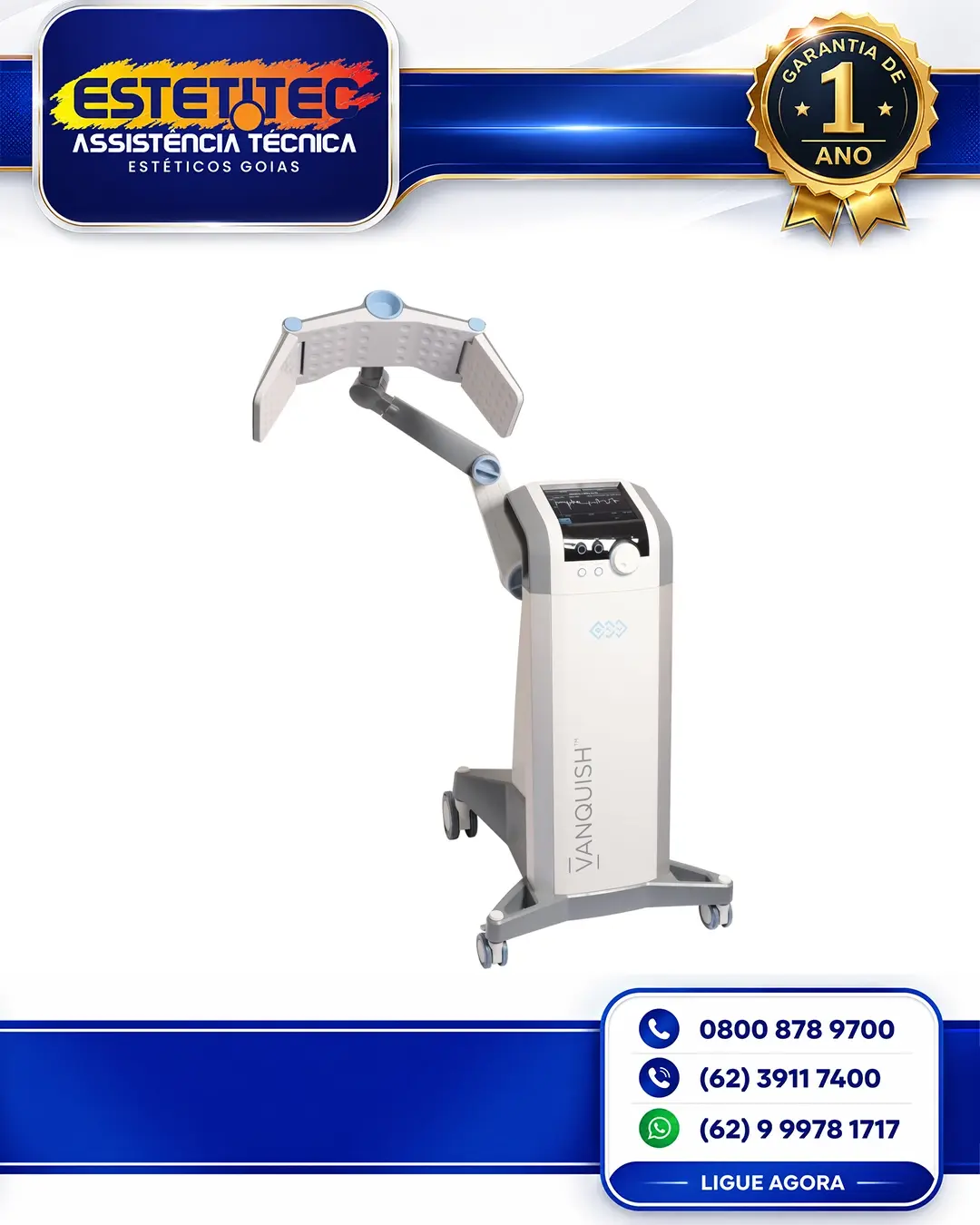 ASSISTÊNCIA TÉCNICA BTL VANQUISH ME NO BRASIL