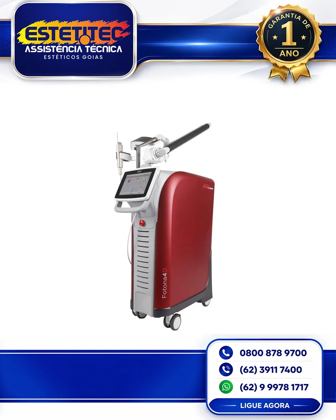 ASSISTÊNCIA TÉCNICA FOTONA TIMEWALKER FOTONA4D BRASIL