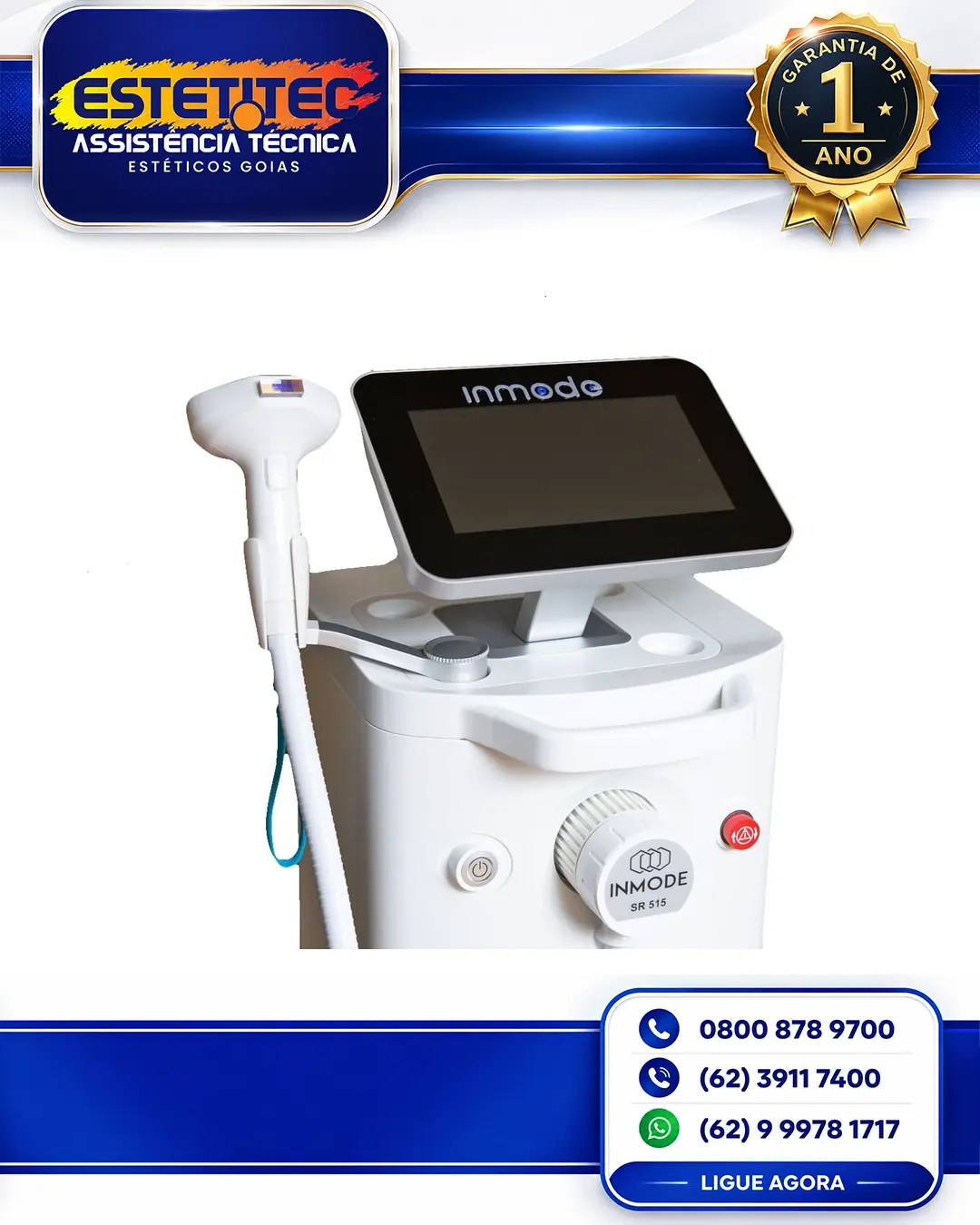 ASSISTÊNCIA TÉCNICA INMODE LUMECCA IPL DISTRITO FEDERAL