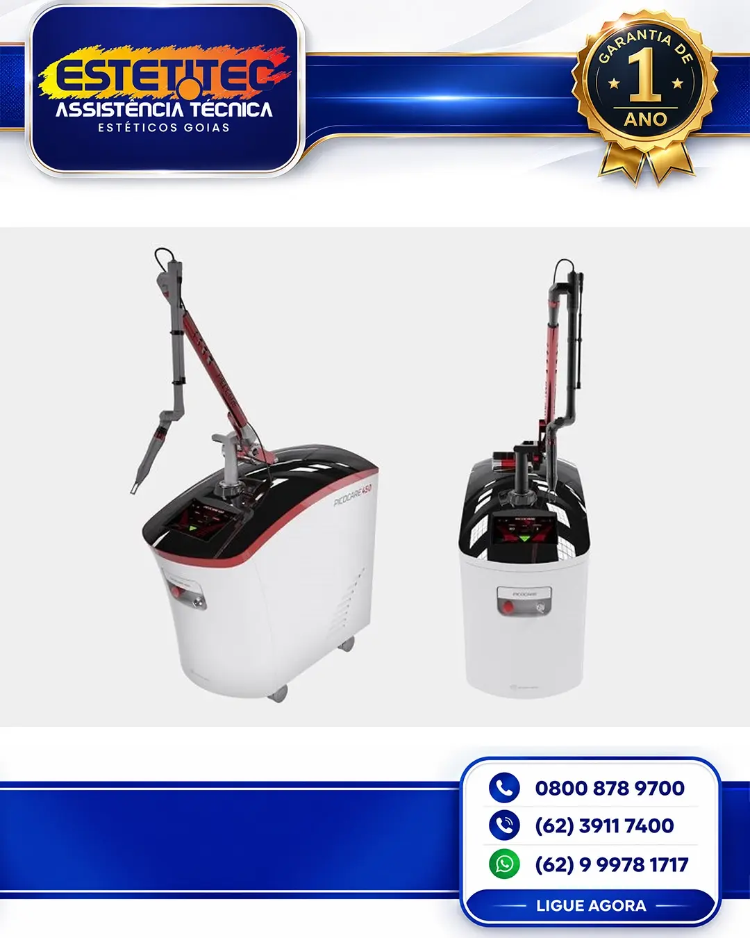 ASSISTÊNCIA TÉCNICA WONTECH PICOCARE NO BRASIL