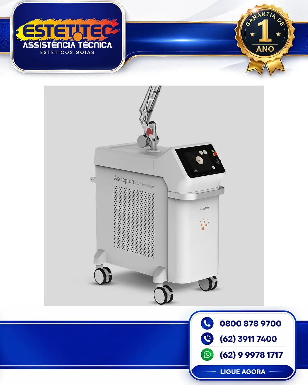 CONSERTO ASCLEPION NANOSTAR NO BRASIL