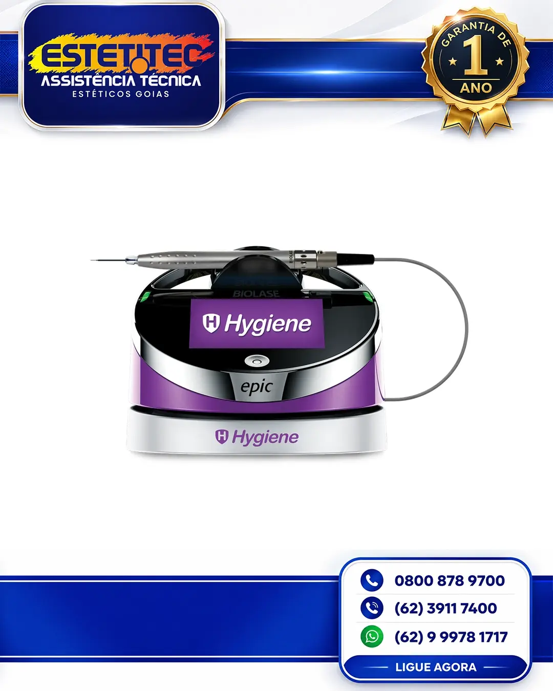 CONSERTO BIOLASE EPIC HYGIENE PORTO ALEGRE