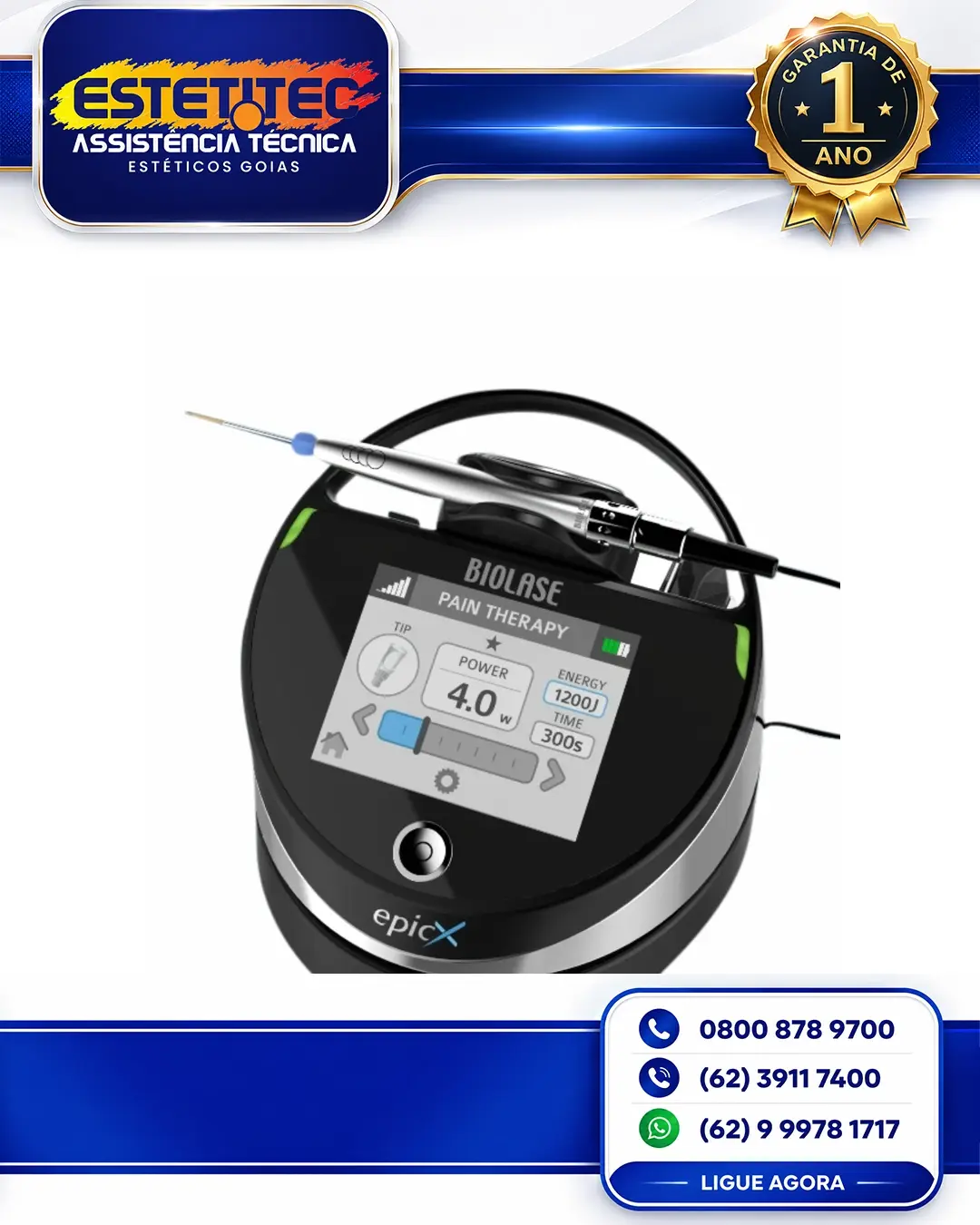 CONSERTO BIOLASE EPIC V FORTALEZA