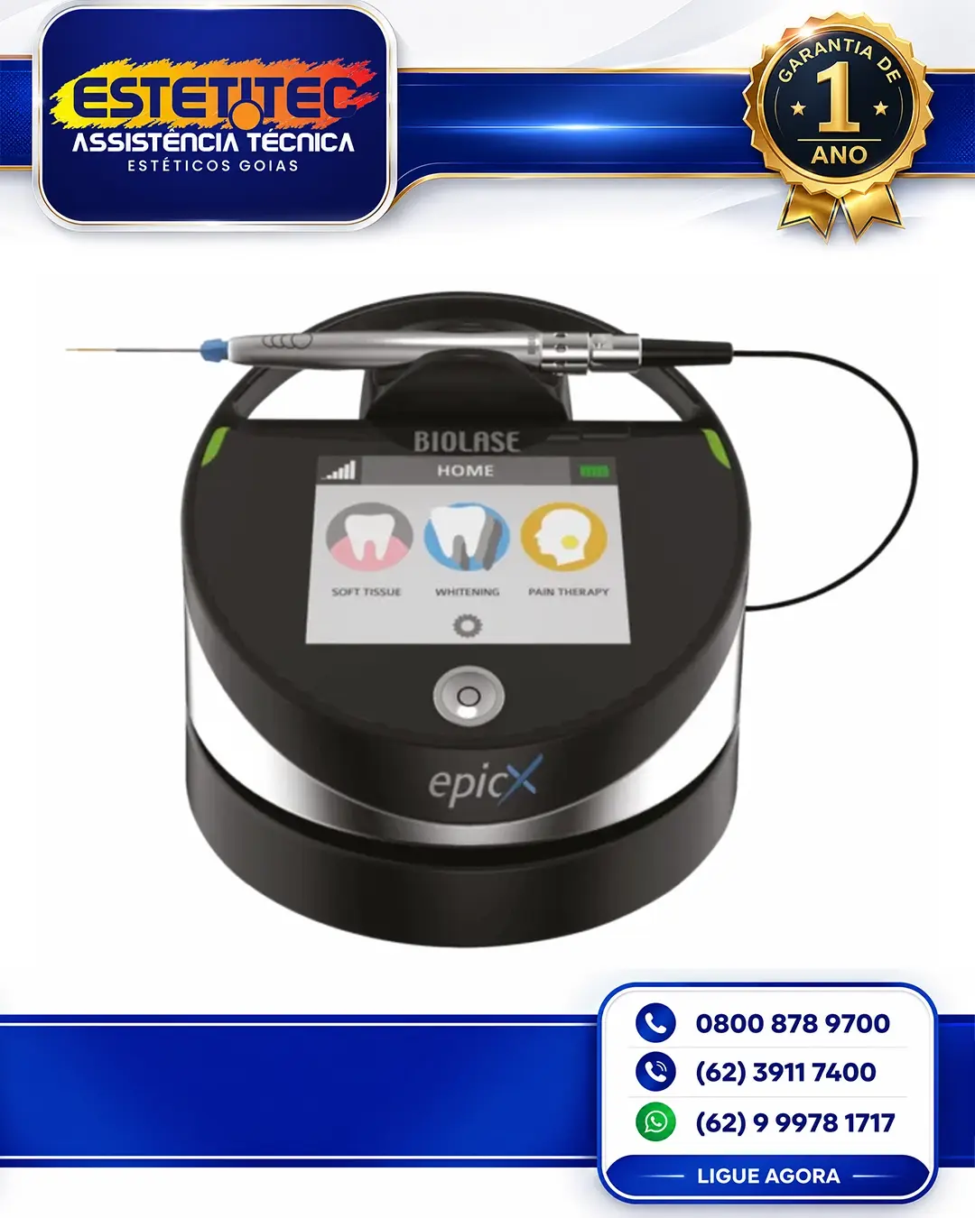 CONSERTO BIOLASE EPIC X BRASIL