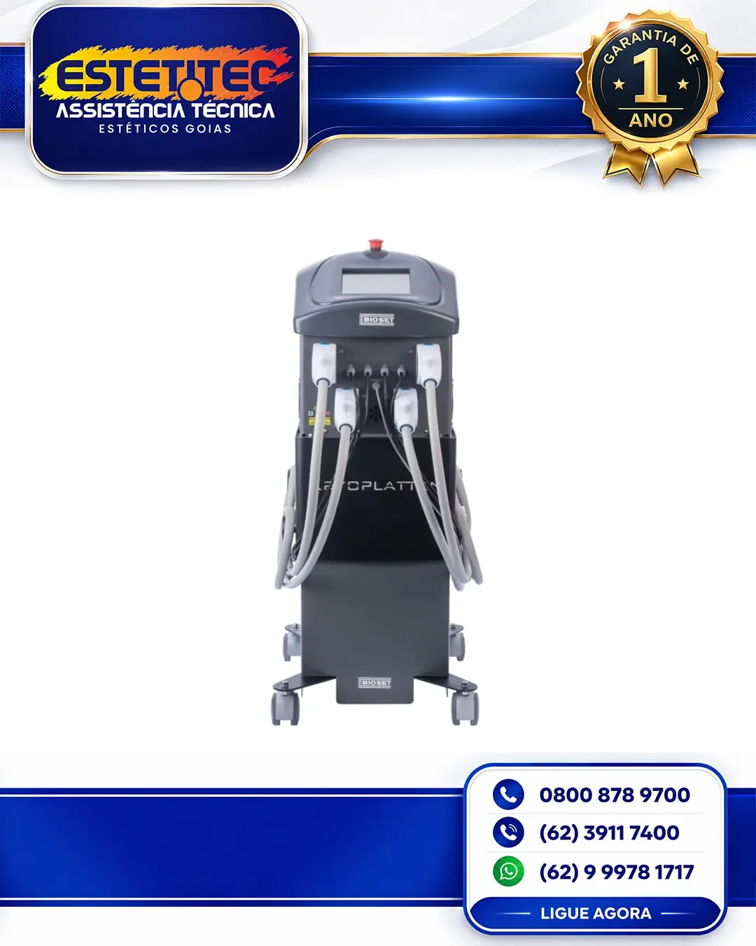 CONSERTO BIOSET KRYOPLATTEN RIO GRANDE DO SUL