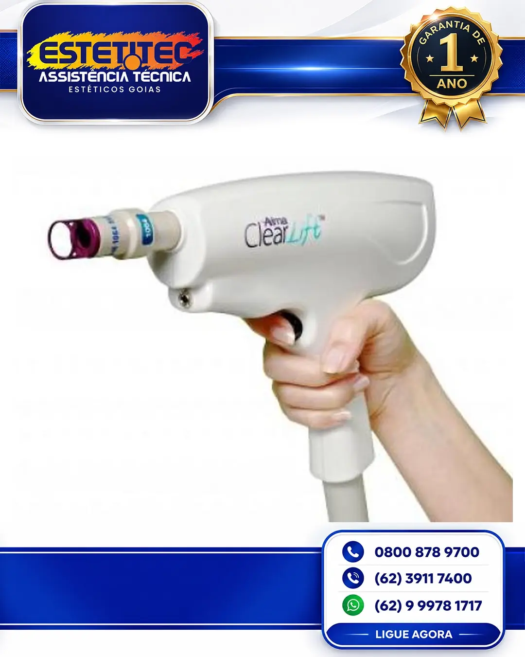 CONSERTO DE ALMA LASER HARMONY CLEARLIFT PARANÁ