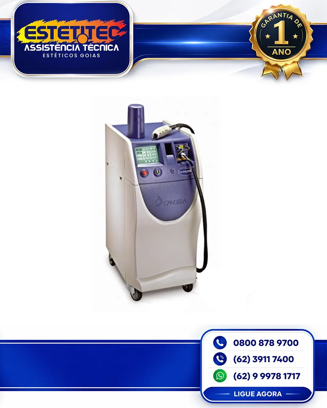 CONSERTO DE CANDELA MINI GENTLELASE GOIÁS