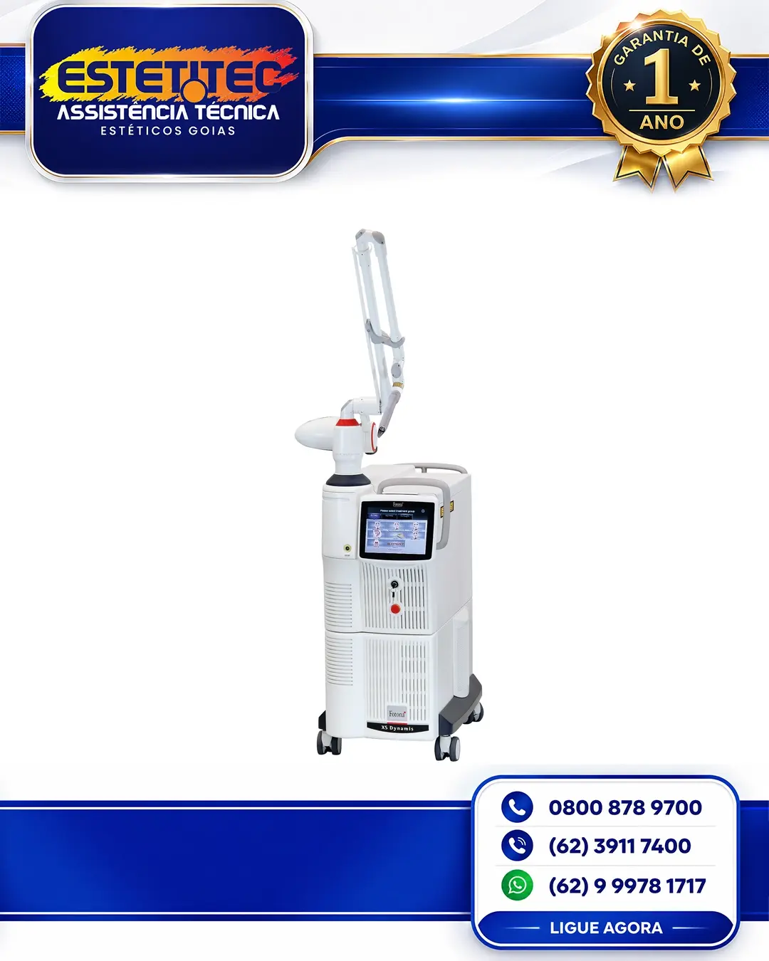 CONSERTO DE FOTONA XS DYNAMIS BRASÍLIA