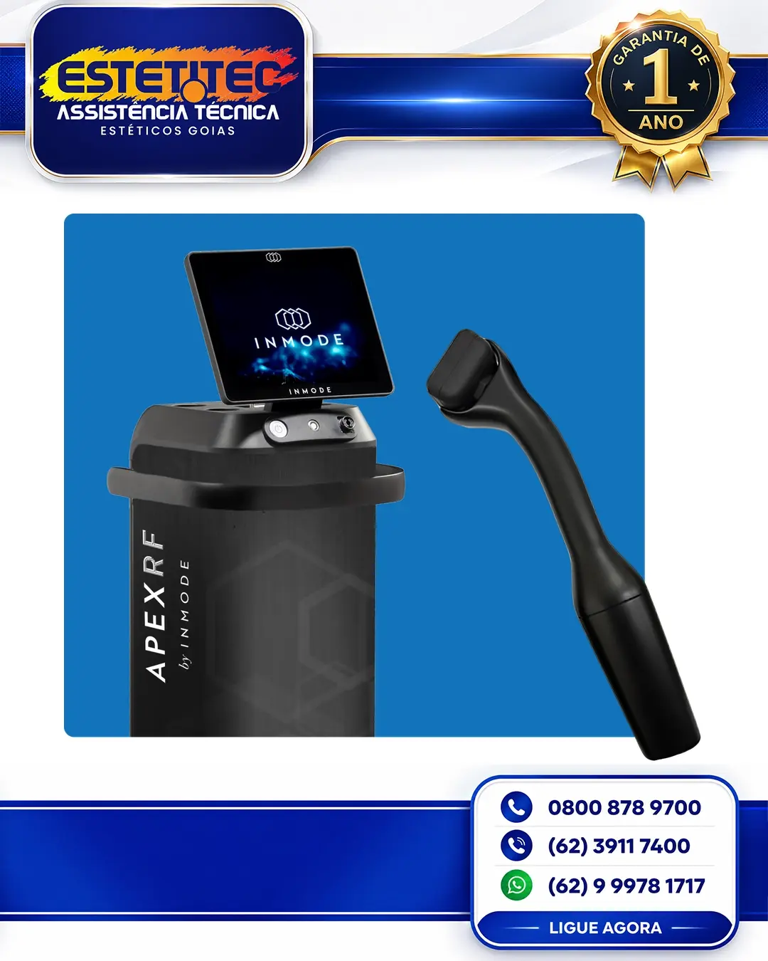 CONSERTO DE INMODE APEXRF NO BRASIL