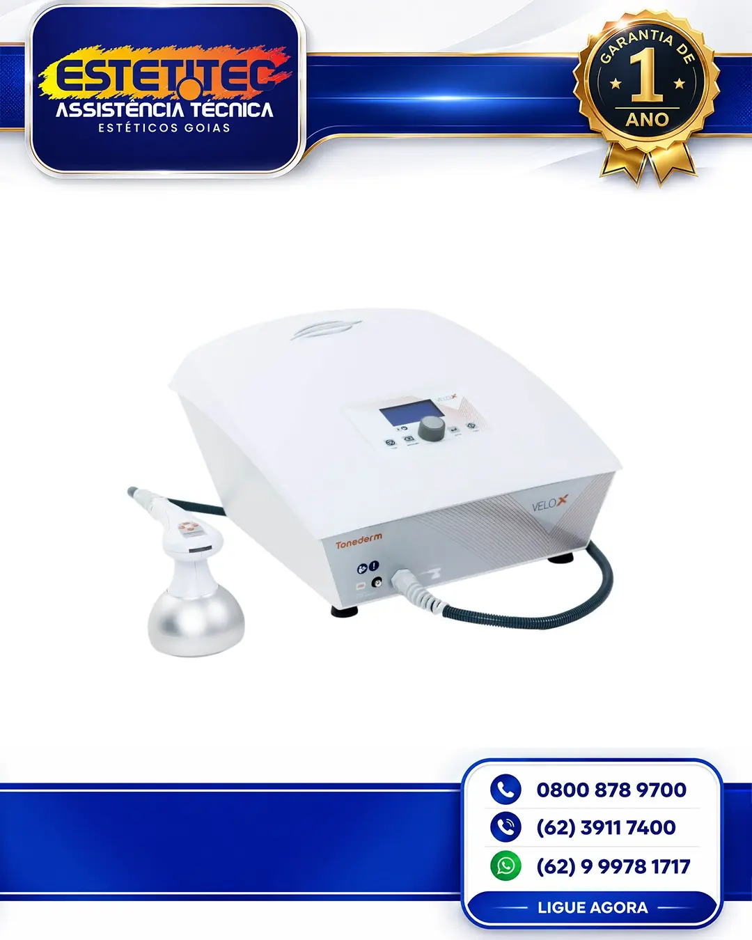 CONSERTO TONEDERM VELOX BRASIL