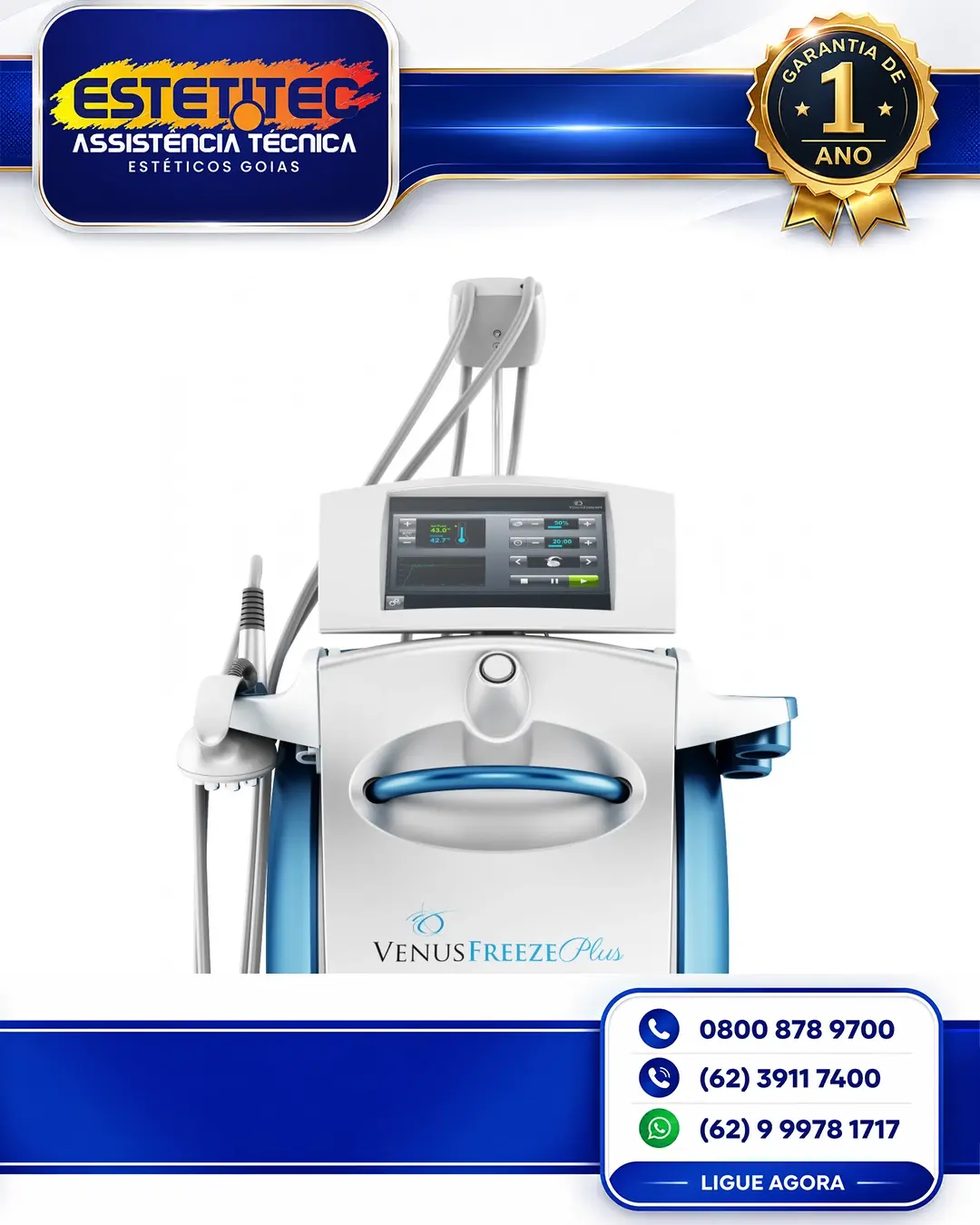 CONSERTO VENUS CONCEPT VENUS FREEZE PLUS BRASIL