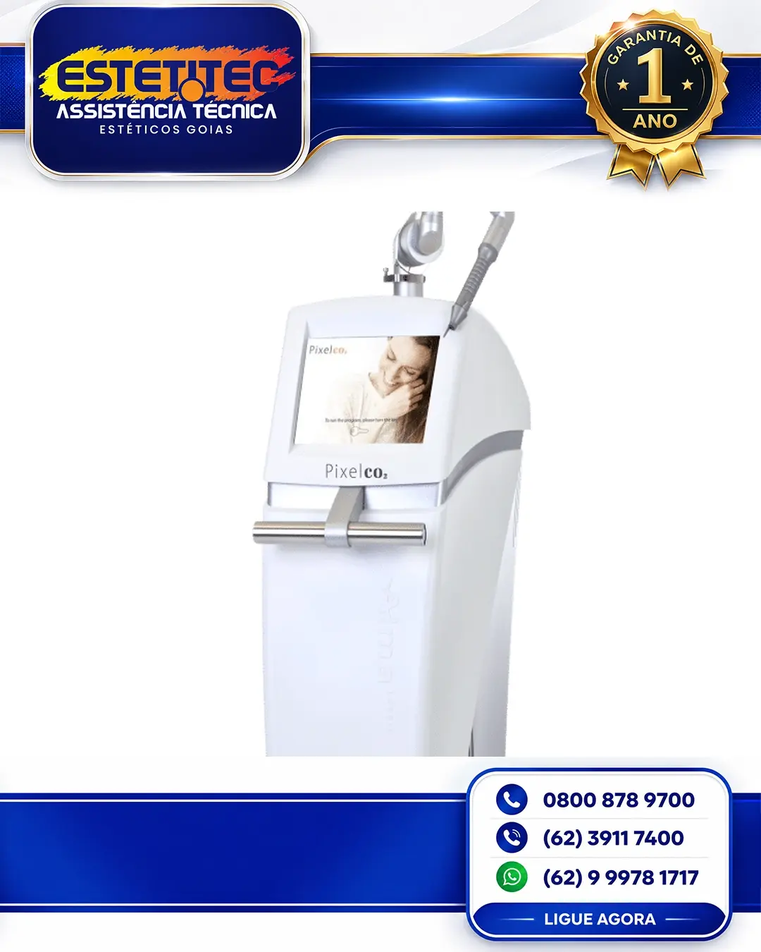 ESPECIALIZADA ALMA LASER PIXEL CO2 BRASÍLIA