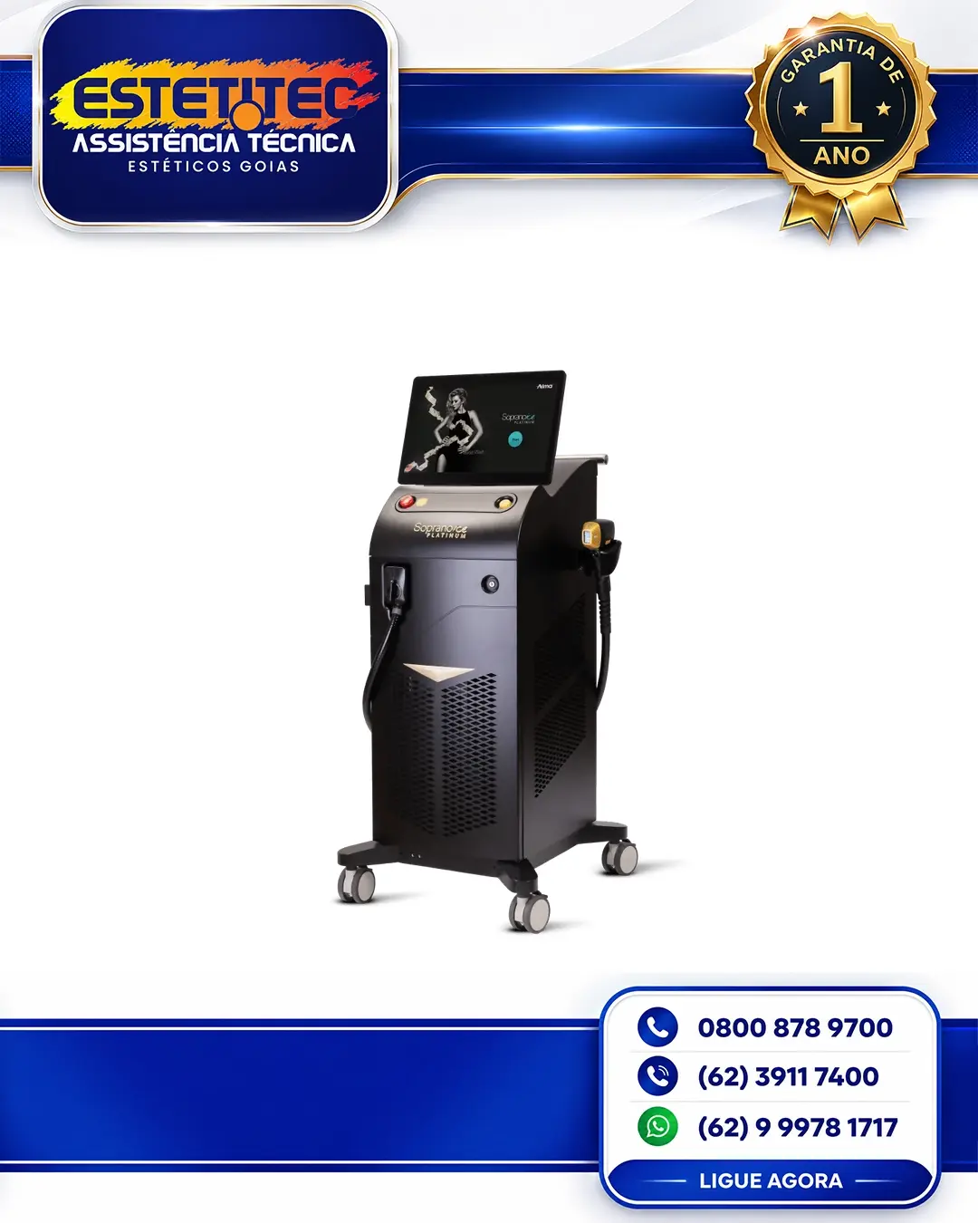 ESPECIALIZADA ALMA LASER SOPRANO PLATINUM BRASIL