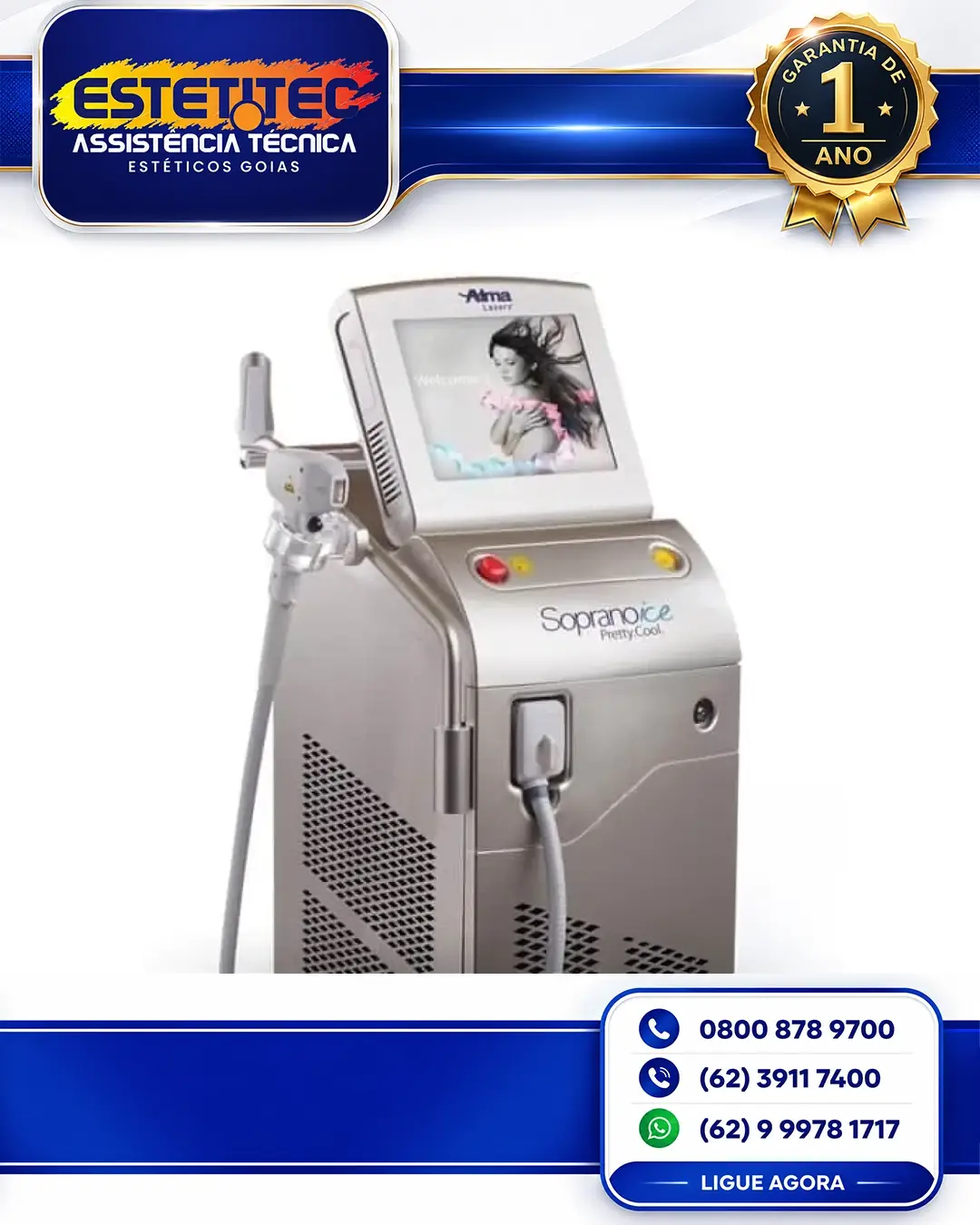 ESPECIALIZADA ALMA LASER SOPRANO SHR PARANÁ