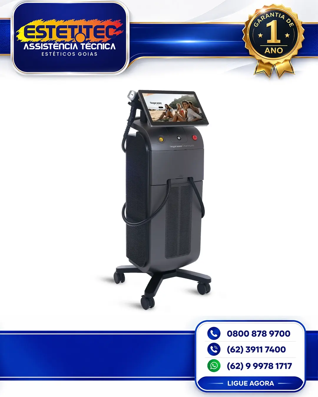 ESPECIALIZADA ALMA LASER SOPRANO TITANIUM PRO NO BRASIL