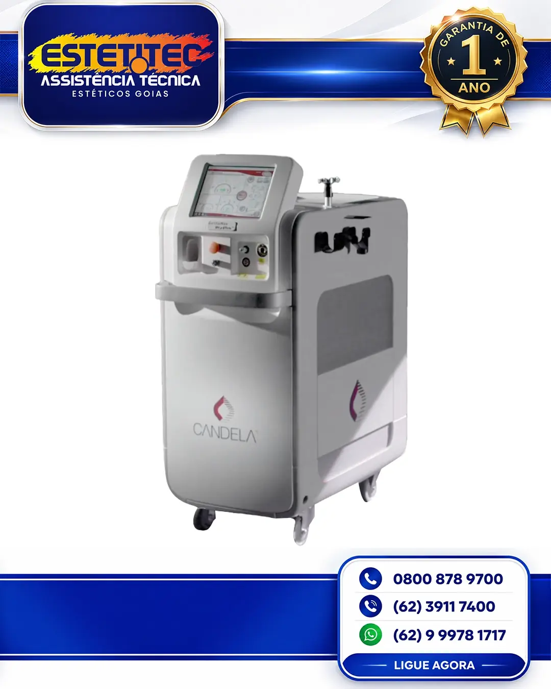 ESPECIALIZADA CANDELA GENTLEMAX PRO PLUS FLORIANÓPOLIS