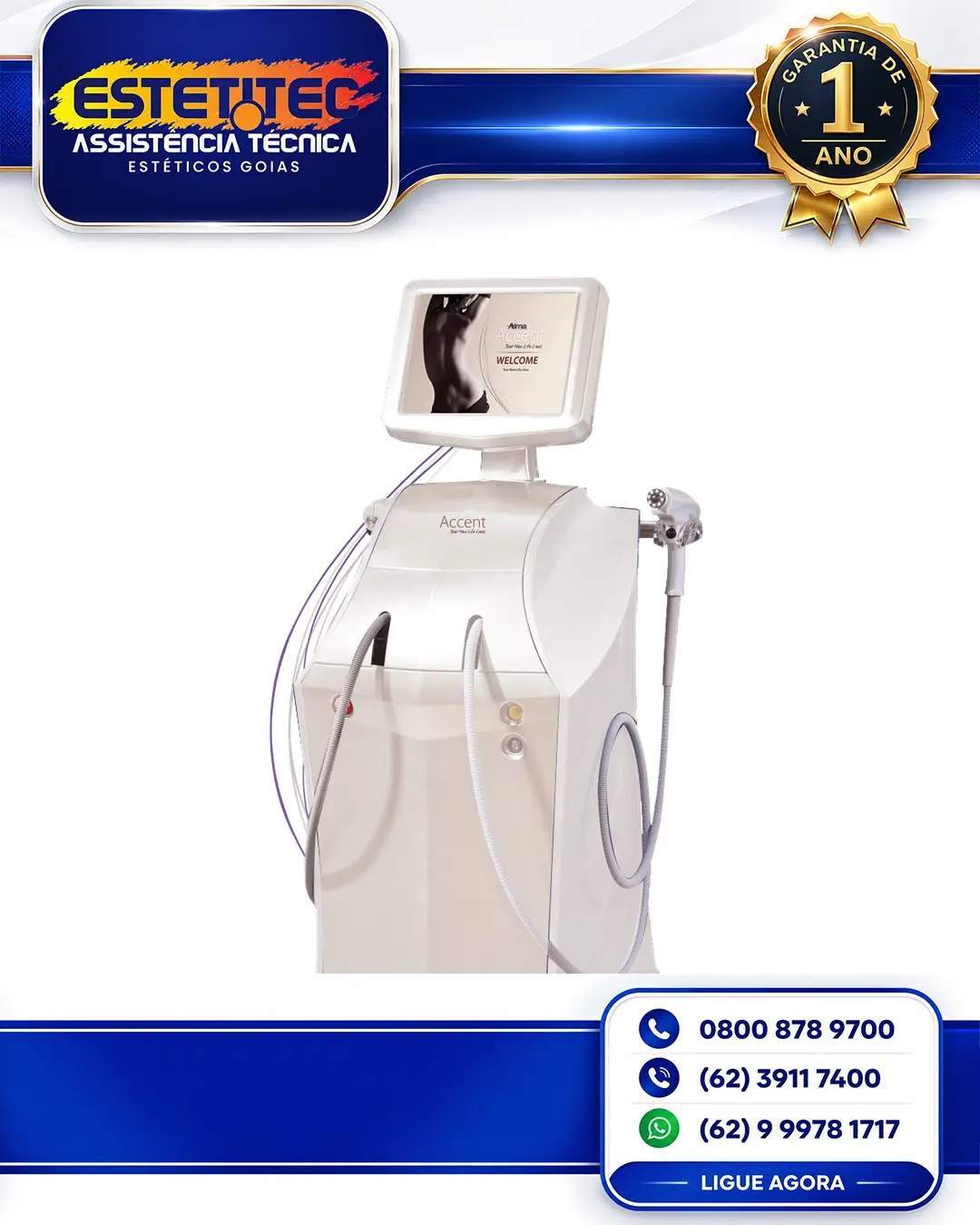 MANUTENÇÃO ALMA LASER ACCENT FORTALEZA