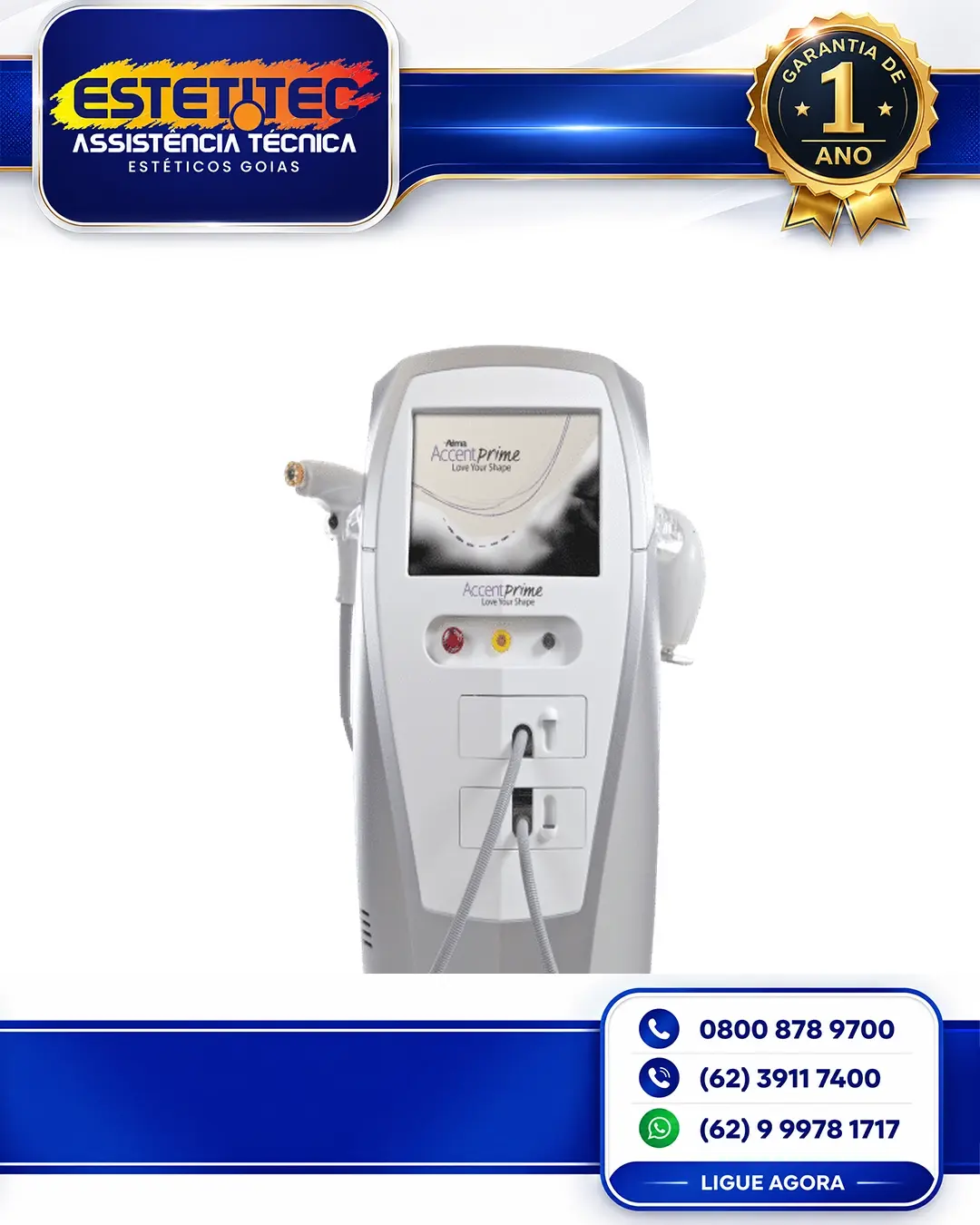 MANUTENÇÃO ALMA LASER ACCENT PRIME FACE DISTRITO FEDERAL