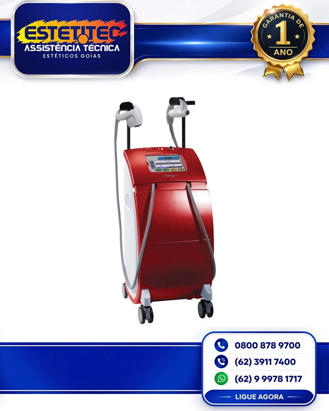 MANUTENÇÃO ALMA LASER ACCENT ULTRA BRASÍLIA