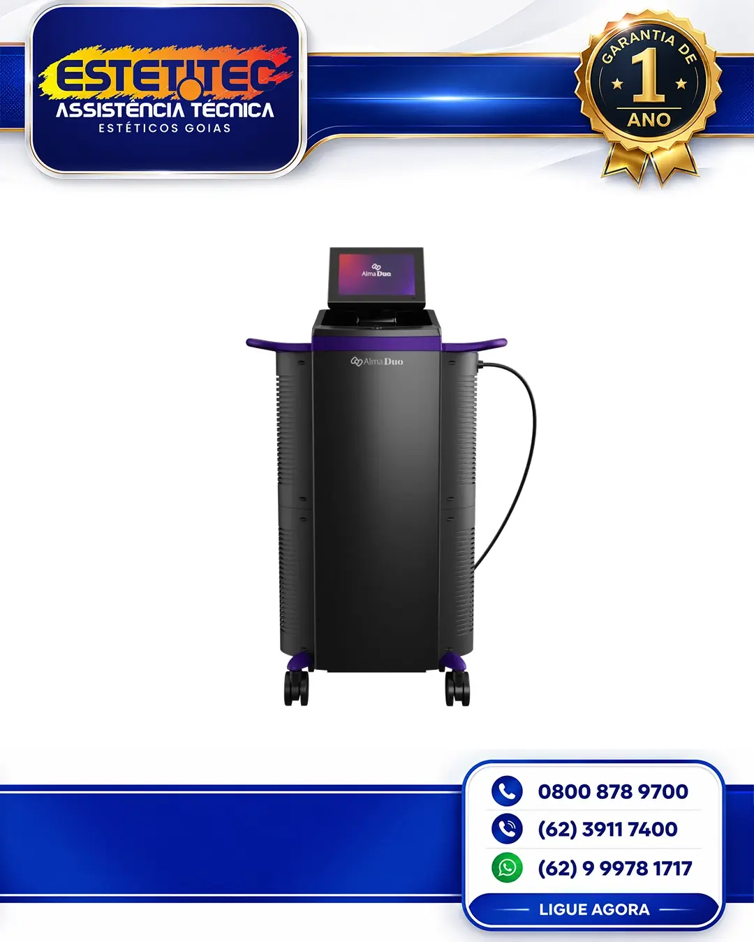 MANUTENÇÃO ALMA LASER DUO FORTALEZA