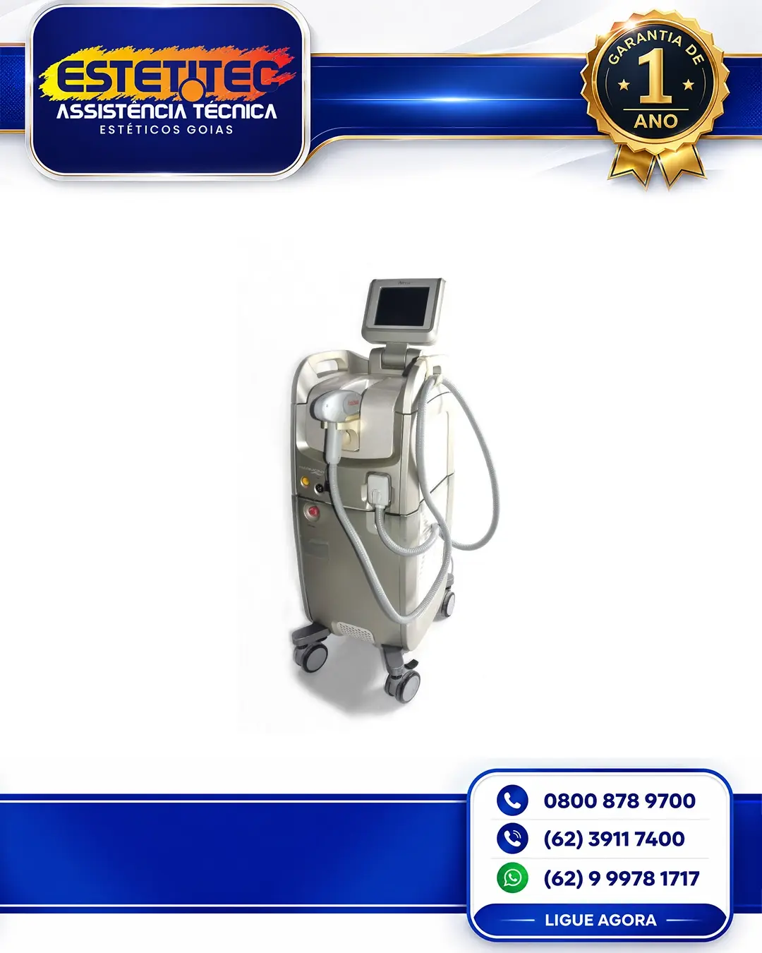 MANUTENÇÃO ALMA LASER HARMONY PIXEL BRASIL