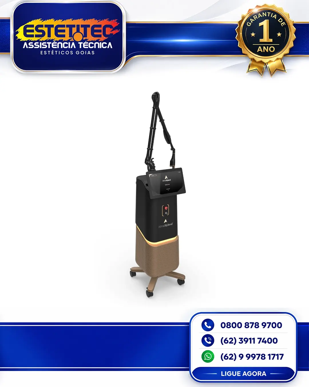 MANUTENÇÃO ALMA LASER HYBRID CO2 RIO DE JANEIRO