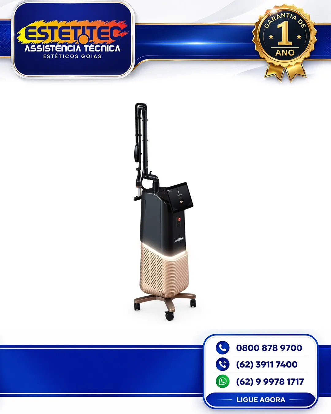 MANUTENÇÃO ALMA LASER HYGRID CUIABÁ