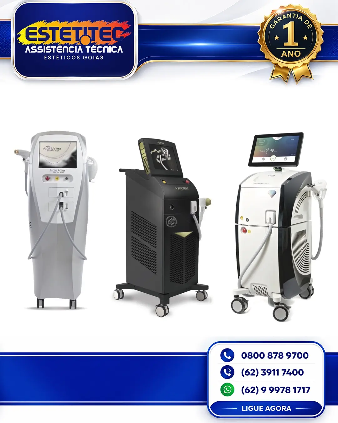 MANUTENÇÃO ALMA LASER LASER NO BRASIL