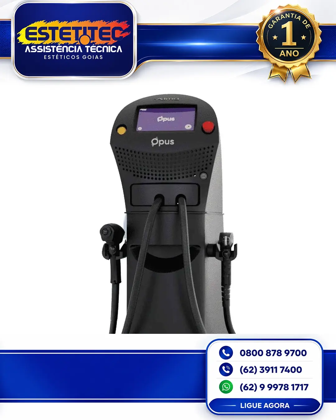MANUTENÇÃO ALMA LASER OPUS FLORIANÓPOLIS