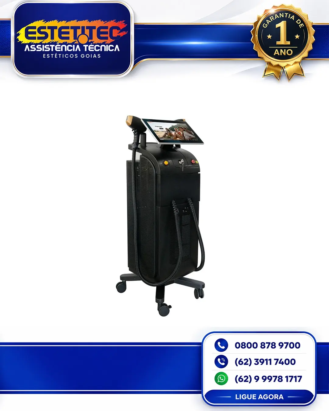 MANUTENÇÃO ALMA LASER SOPRANO TITANIUM ICE PLUS FLORIANÓPOLIS