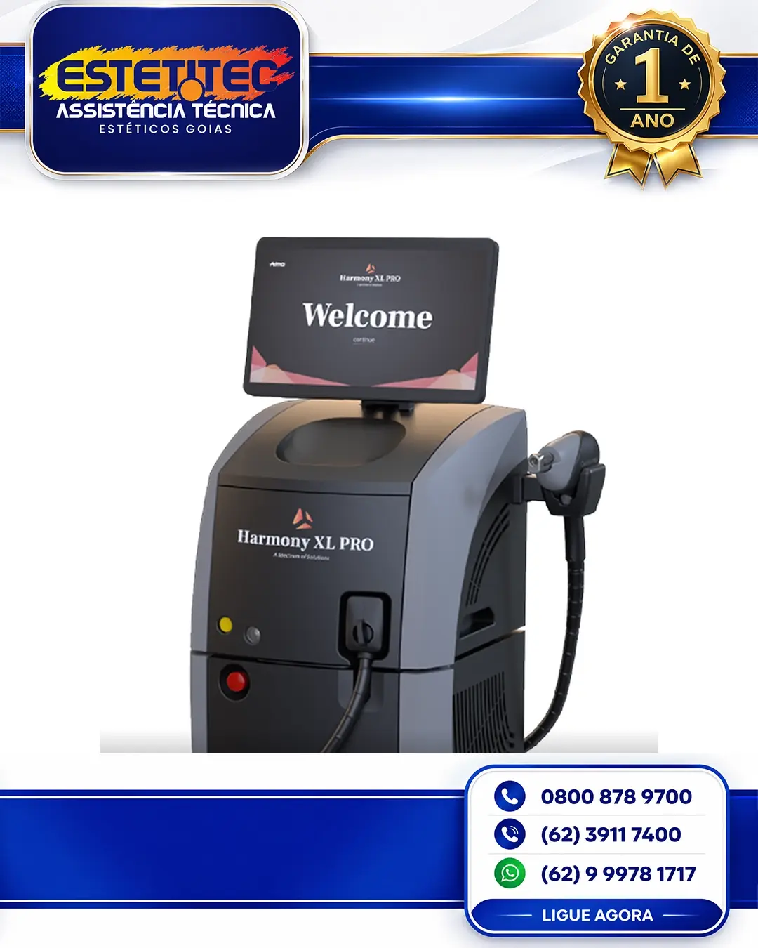 MANUTENÇÃO DE ALMA LASER HARMONY BIO BOOST CUIABÁ