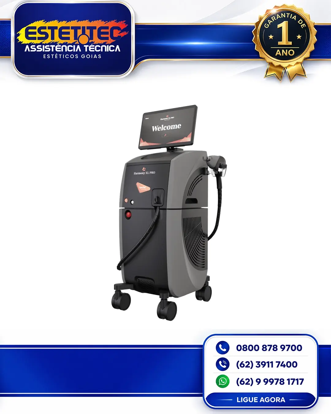 MANUTENÇÃO DE ALMA LASER HARMONY DYE VL MATO GROSSO DO SUL