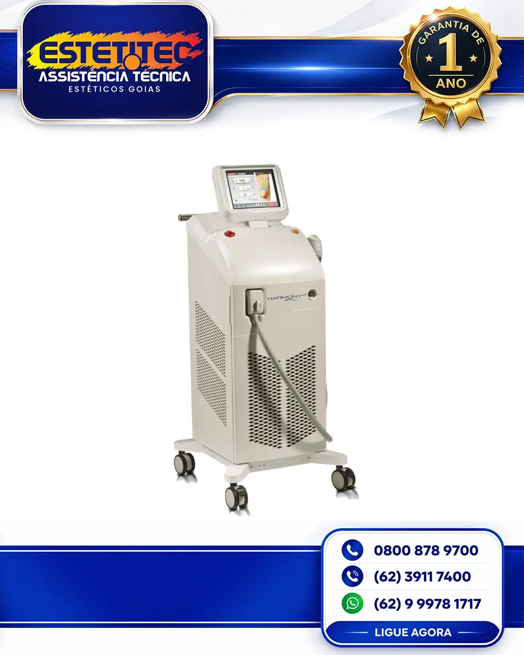 MANUTENÇÃO DE ALMA LASER HARMONY LITE BRASIL