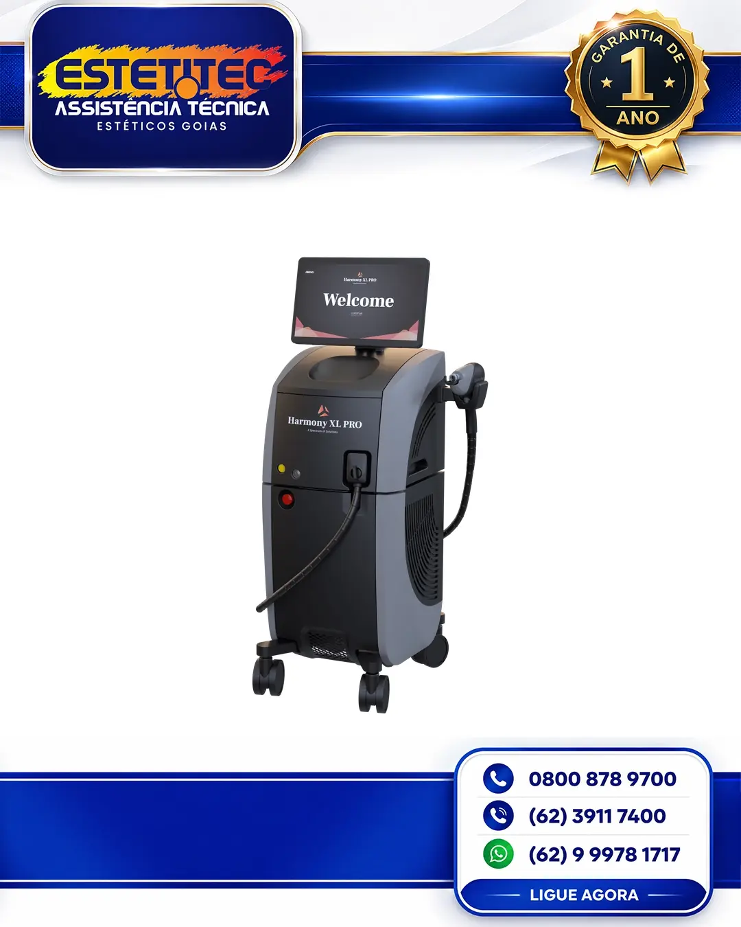 MANUTENÇÃO DE ALMA LASER HARMONY XL SANTA CATARINA