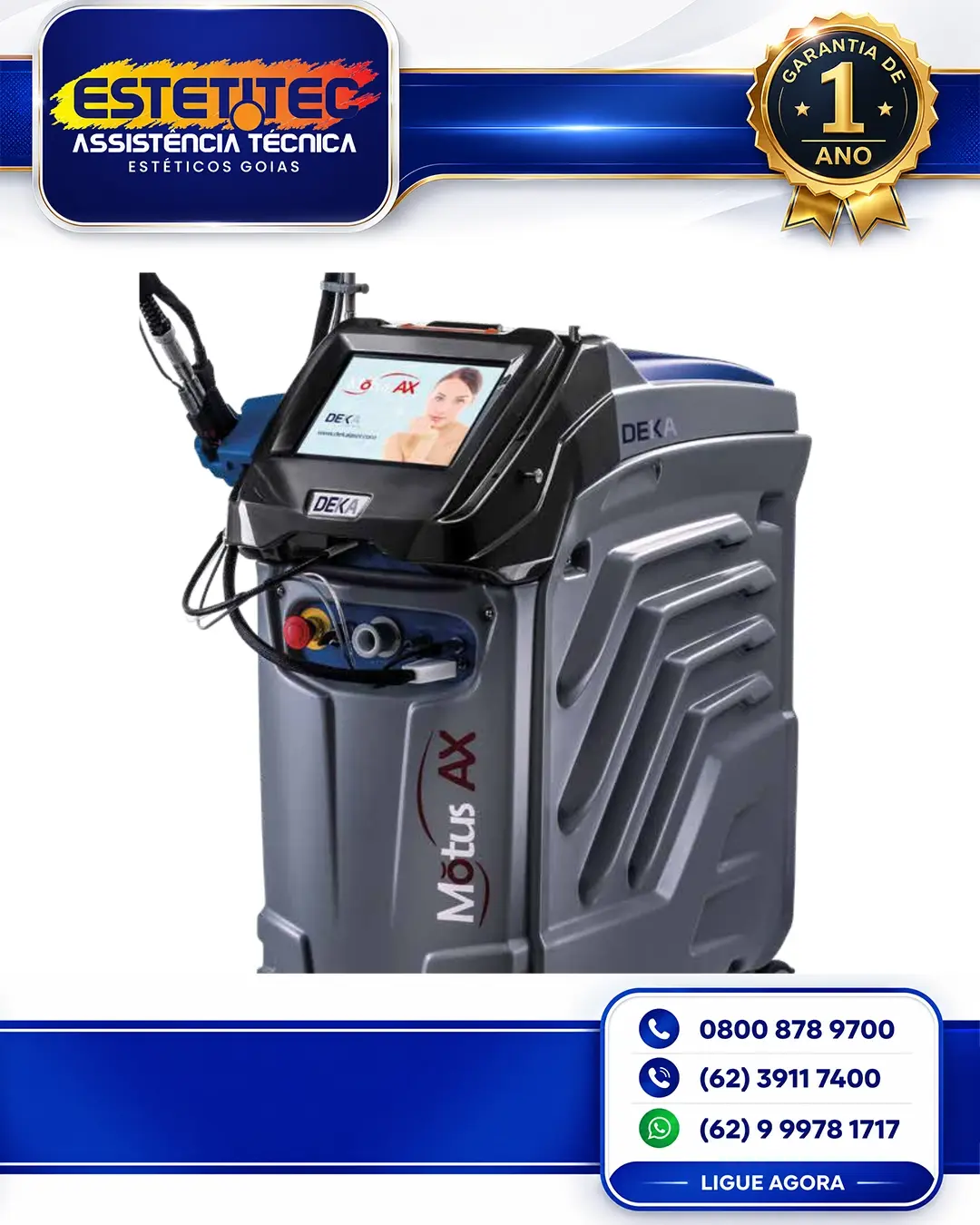 MANUTENÇÃO DE DEKA MOTUS AX MODEL FLORIANÓPOLIS