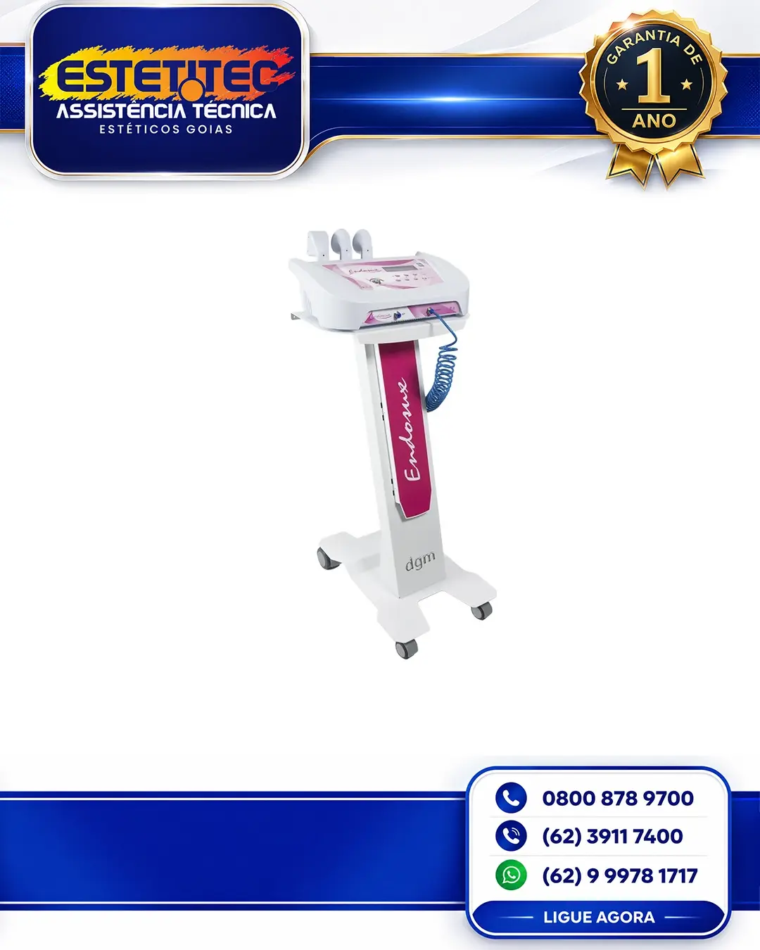 MANUTENÇÃO DE DGM ENDERMO COMPACT MODEL NO BRASIL