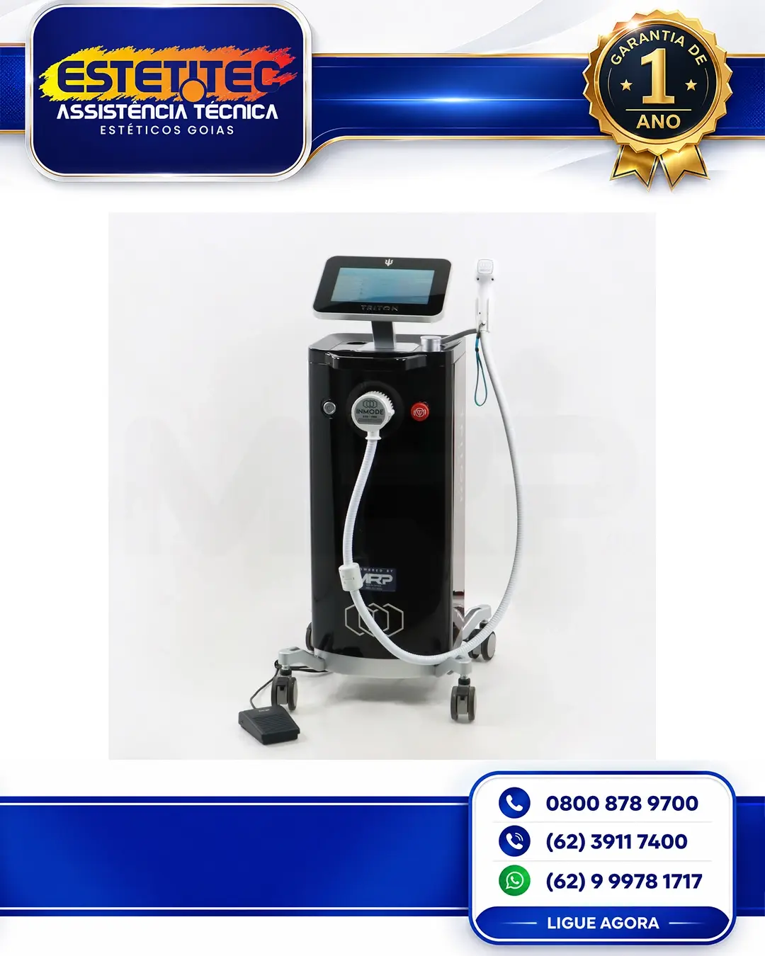 MANUTENÇÃO ESPECIALIZADA INMODE TRITON NO BRASIL