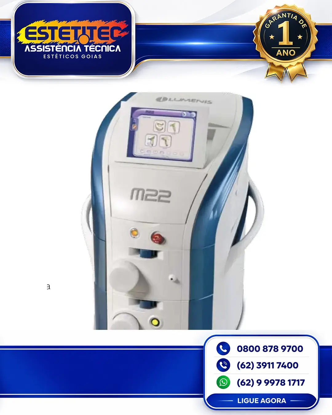 MANUTENÇÃO ESPECIALIZADA LUMENIS RESURFX RIO GRANDE DO SUL