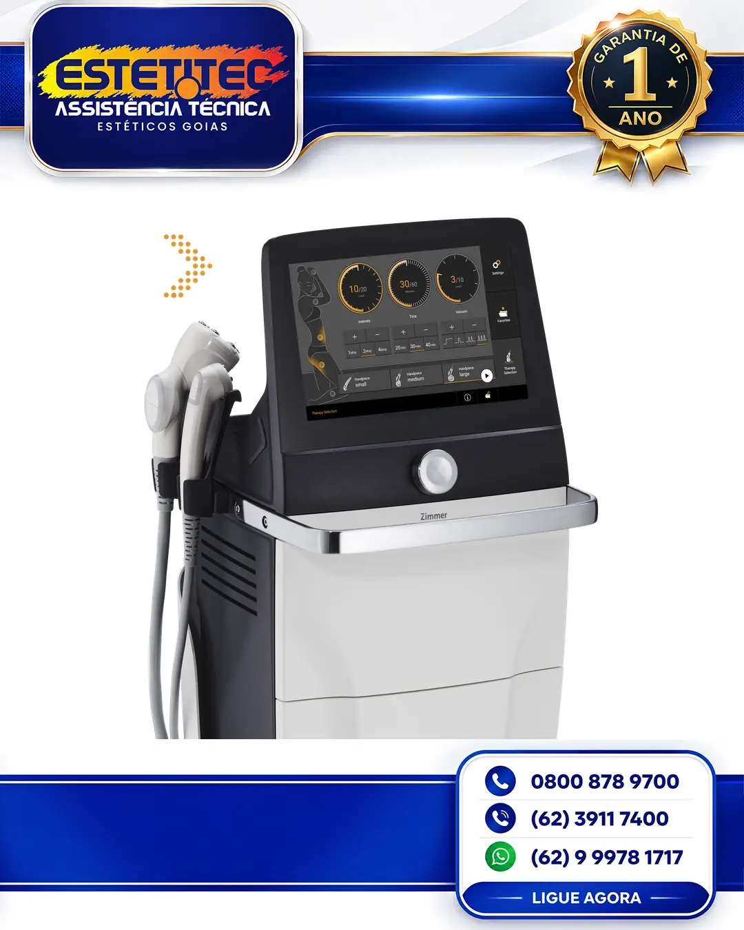 MANUTENÇÃO ESPECIALIZADA ZIMMER ZSHAPE GOIÁS