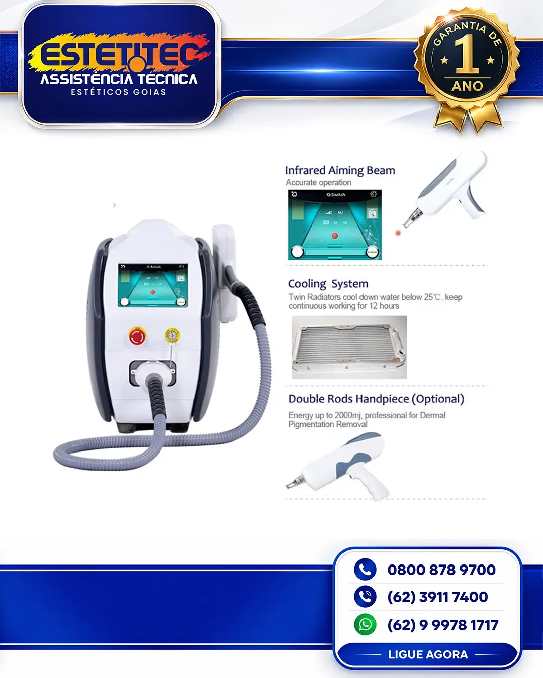 MANUTENÇÃO PREVENTIVA KES TATTOO REMOVAL SÃO PAULO