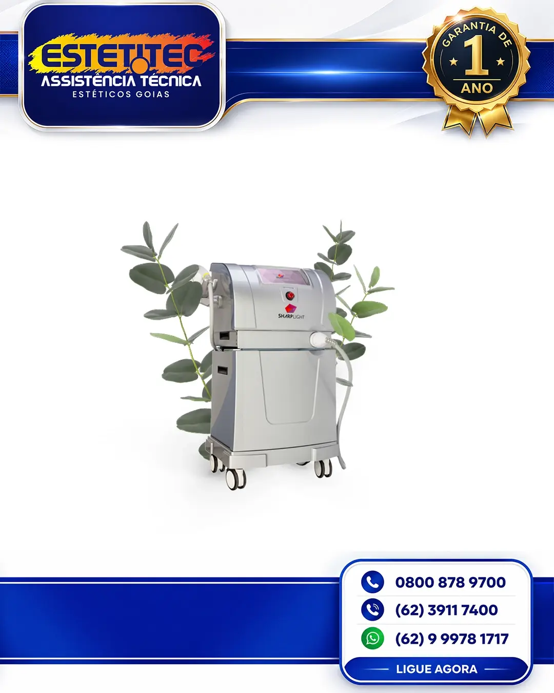 MANUTENÇÃO SHARPLIGHT EASYMAX RIO GRANDE DO SUL
