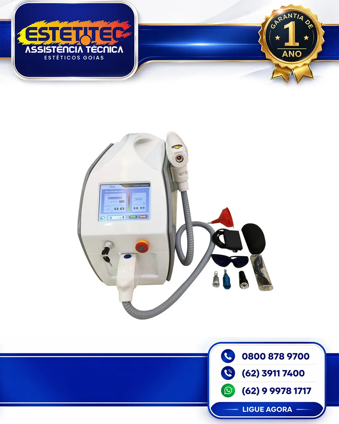 MANUTENÇÃO SINCOHEREN Q SWITCH ND YAG SANTA CATARINA