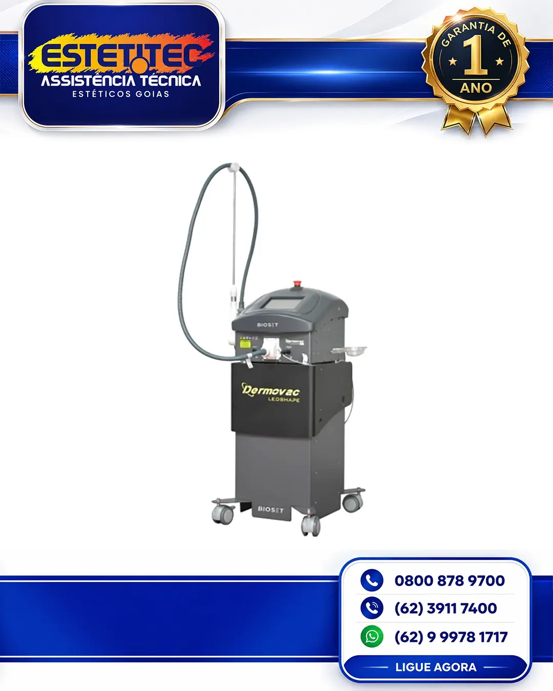 REPARO BIOSET DERMOVAC LEDSHAPE 21 MATO GROSSO