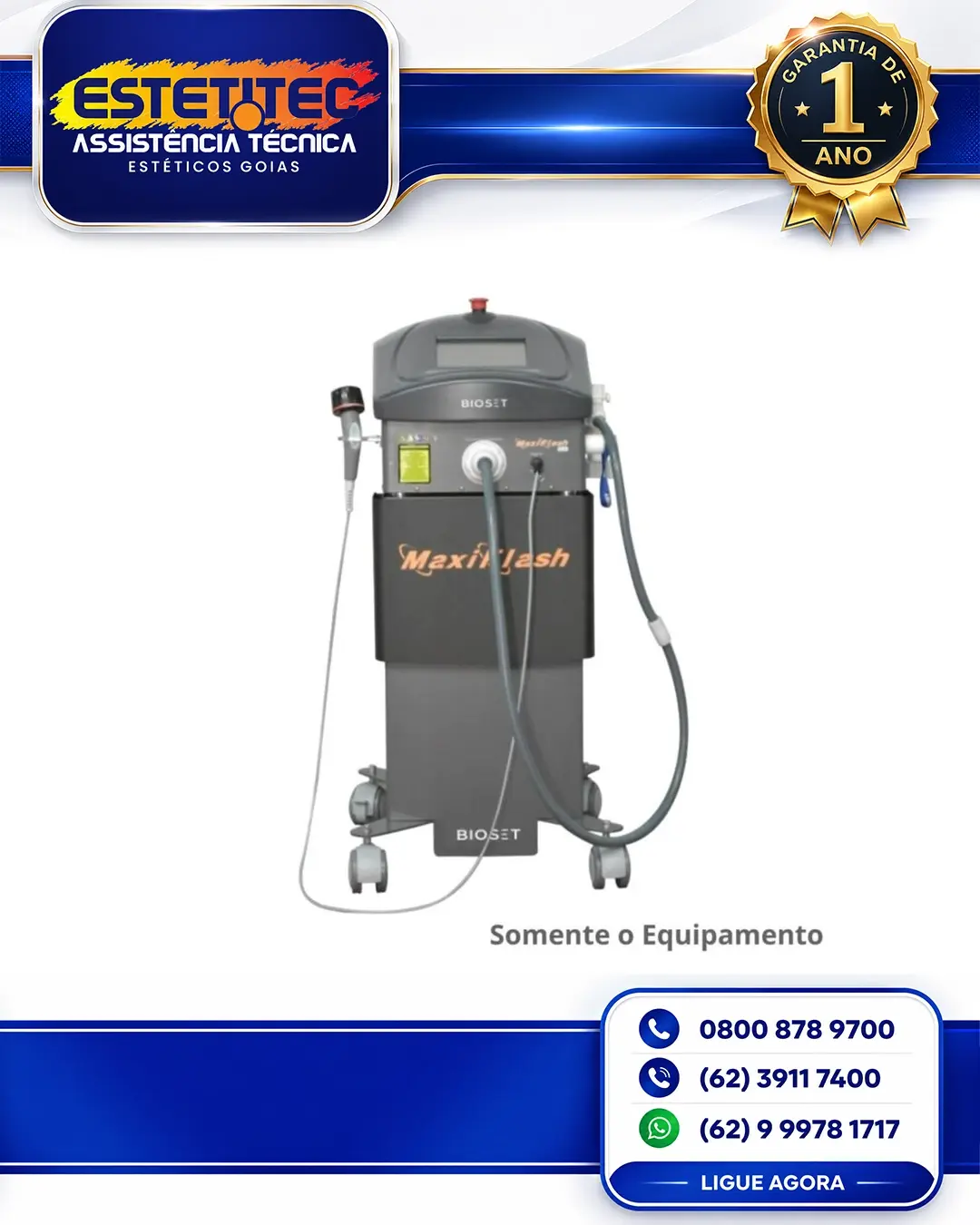 REPARO BIOSET MAGNI ICE YAG RIO DE JANEIRO