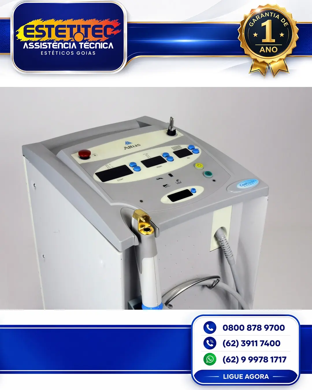 REPARO CUTERA COOLGLIDE DISTRITO FEDERAL