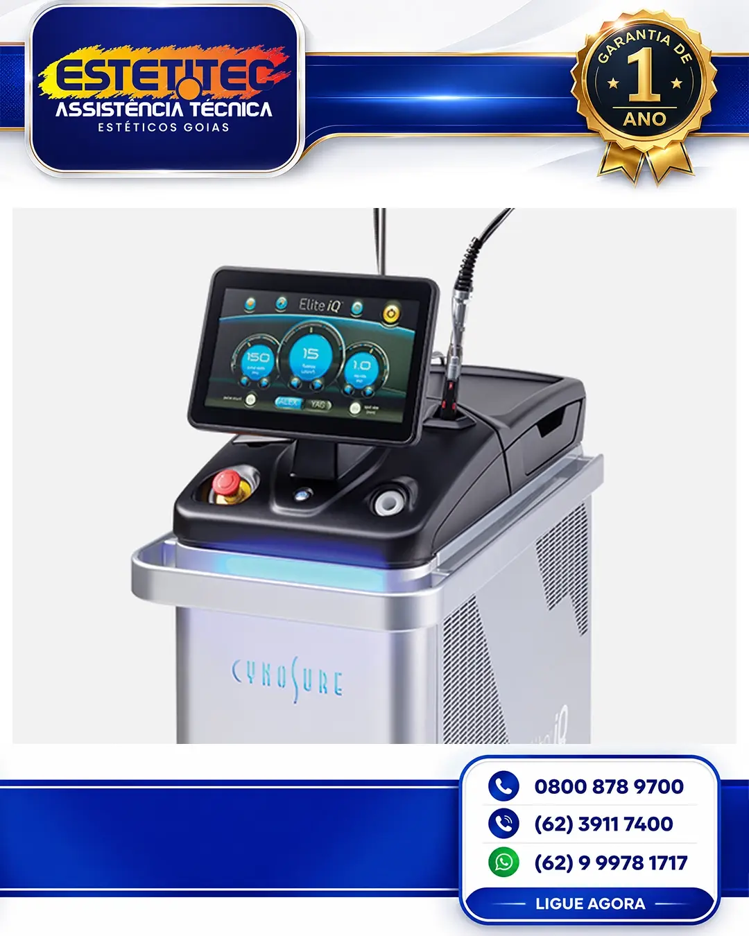 REPARO CYNOSURE ELITE FLORIANÓPOLIS