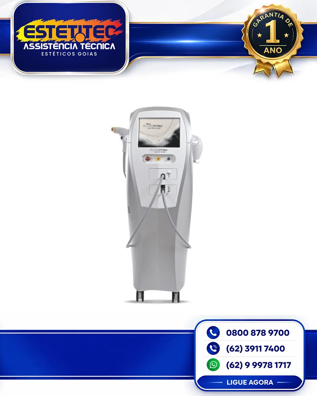 REPARO DE ALMA LASER ACCENT PRIME BODY FORTALEZA