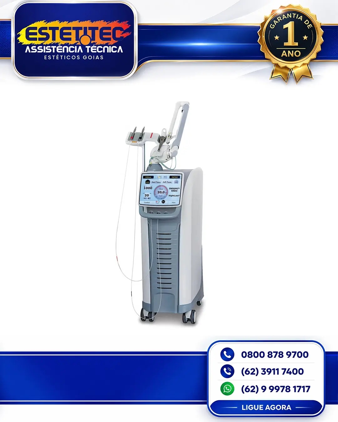 REPARO DE FOTONA NIGHTLASE CURITIBA