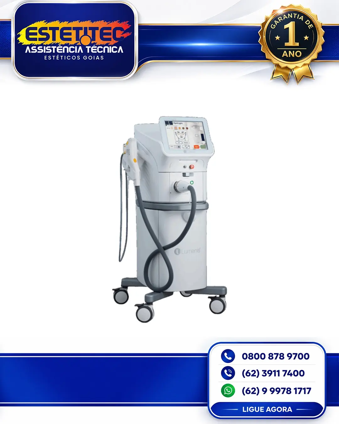 REPARO DE LUMENIS OPTILIGHT PORTO ALEGRE